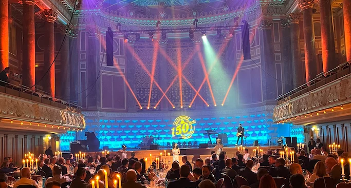 Premium Live Band Ensemble mit Bläsersektion bei einer eleganten Gala